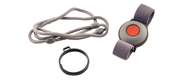 Alarmsender Tx4, smykke m/nakkesnor + armbånd (til Lifeline)